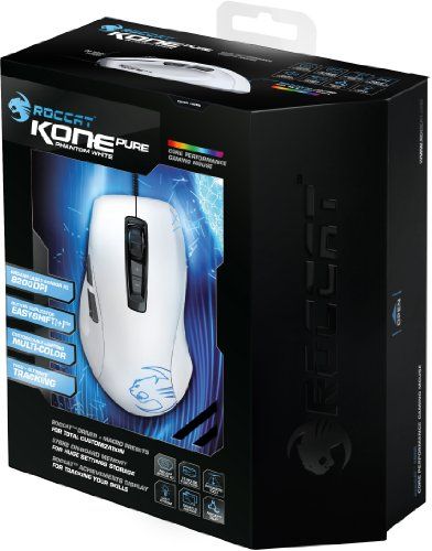 ROCCAT (B-WARE)  Kone Pure Color - Phantom White Gaming Maus weiß
