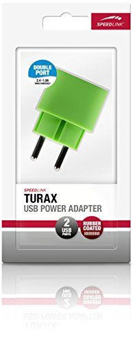 Speedlink (B-WARE) Turax Steckdosen-Ladegerät mit zwei USB-Anschlüssen Speedlink (B-WARE) Turax Steckdosen-Ladegerät mit zwei USB-Anschlüssen