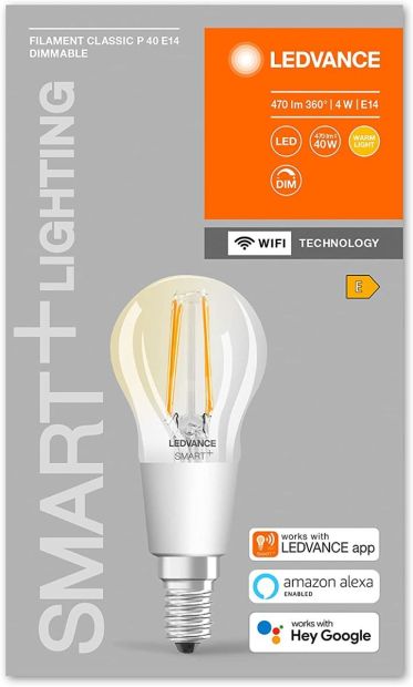 Ledvance Smart Wifi LED Lampe E14 dimmbar warmweiß Tropfenform Ledvance Smart Wifi LED Lampe E14 dimmbar warmweiß Tropfenform