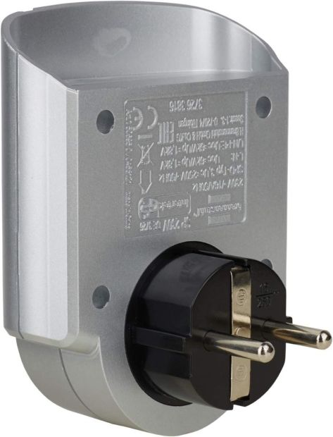 Brennenstuhl Primera-Line Steckdosenadapter mit Überspannungsschutz Silber/schwarz Brennenstuhl Primera-Line Steckdosenadapter mit Überspannungsschutz Silber/schwarz