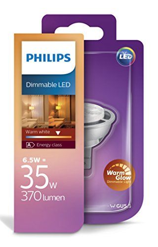 Philips LED Lampe WarmGlow 35W, GU5.3 Warmweiß