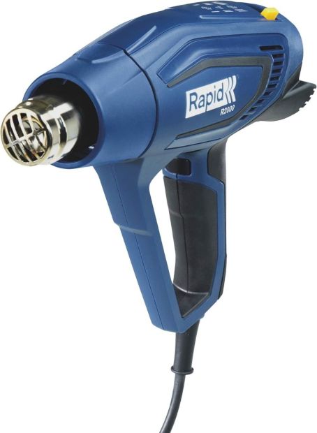 Rapid R2000 Heißluftpistole 2000W Heißluftgebläse 60-600°C Heißluftfön Rapid R2000 Heißluftpistole 2000W Heißluftgebläse 60-600°C Heißluftfön