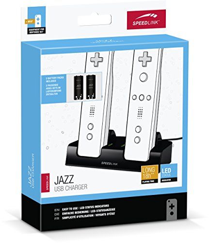 Speedlink (B-WARE) JAZZ USB Ladestation - für Wii U-Wii, schwarz Speedlink (B-WARE) JAZZ USB Ladestation - für Wii U-Wii, schwarz