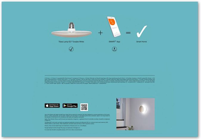 LEDVANCE Smart+ RGB Deckenleuchte mit Bluetooth inkl. E27 Bluetooth 