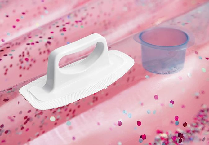 INTEX Pink Seashell Island XXL Luftmatratze Pool Badeinsel 178x165 cm