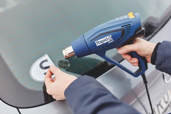 Rapid R2000 Heißluftpistole 2000W Heißluftgebläse 60-600°C Heißluftfön [B-WARE]