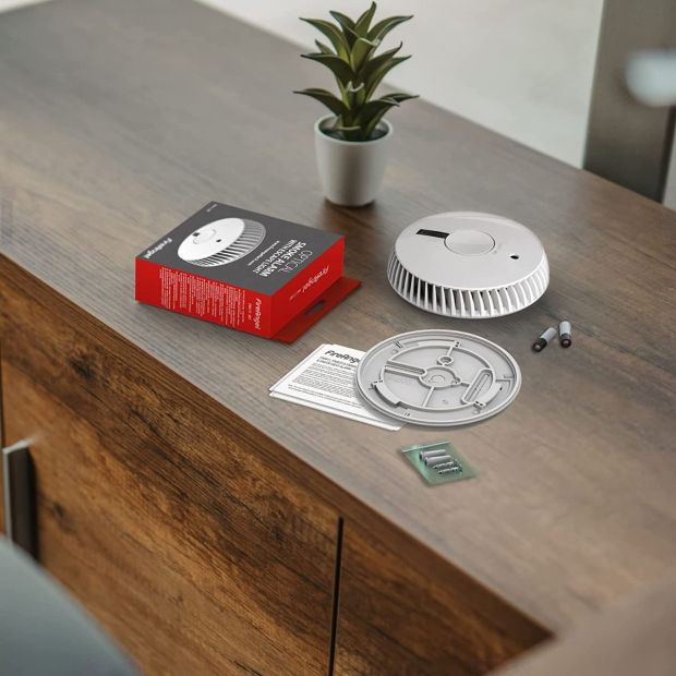Fire Angel FA6111-INT  Optischer Rauchmelder mit Fluchtlicht 3-Jahre Batterie, 