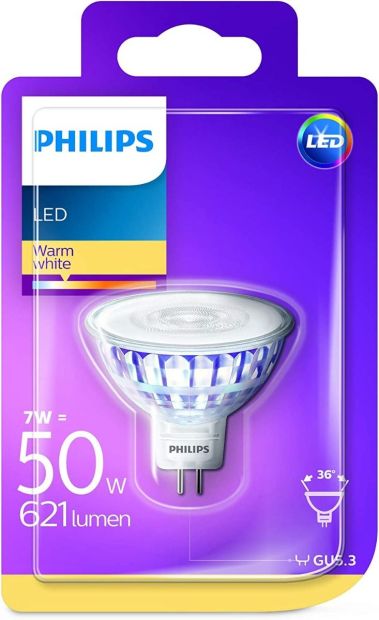Philips GU5.3 LED Reflektor Lampe Spot Leuchtmittel 50W [5er]