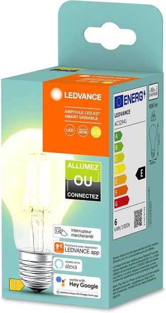 Ledvance Volkslicht LED Lampe mit Bluetooth Mesh 60 W Warmweiß Leuchmittel Ledvance Volkslicht LED Lampe mit Bluetooth Mesh 60 W Warmweiß Leuchmittel