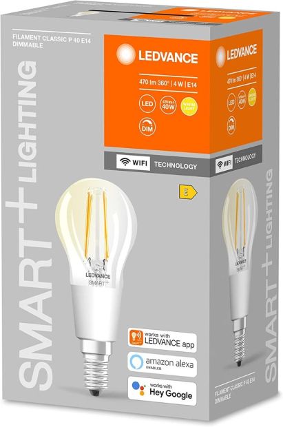 Ledvance Smart Wifi LED Lampe E14 dimmbar warmweiß Tropfenform Ledvance Smart Wifi LED Lampe E14 dimmbar warmweiß Tropfenform