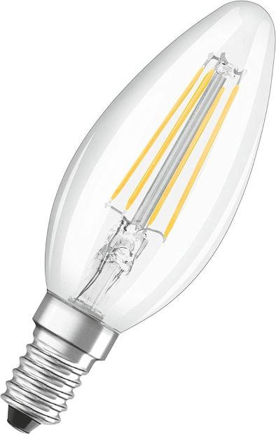 Osram LED Base Lampe mit E14 40 Watt Kaltweiß 3er-Pack