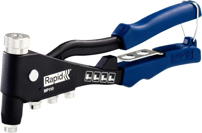 Rapid RP110 Blindnietmutterzange integrierter Montageschlüssel Blindnietmuttern [B-WARE]