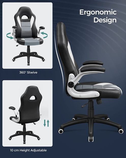 SONGMICS Gamingstuhl Racing Chair Schreibtischstuhl Bürostuhl SONGMICS Gamingstuhl Racing Chair Schreibtischstuhl Bürostuhl