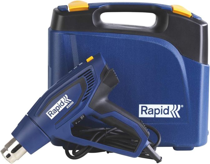 Rapid R2000 Heißluftpistole 2000W Heißluftgebläse 60-600°C Heißluftfön [B-WARE]