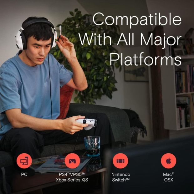 EPOS H3 Geschlossenes Akustisches Gaming Kopfhörer mit Mikrofon Headset