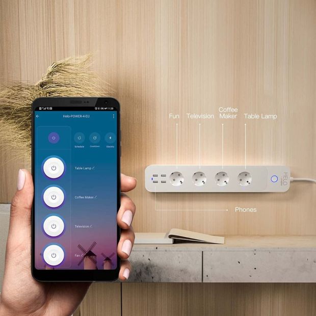 STRONG HELO Power Smart Steckdosenleiste mit USB WLAN STRONG HELO Power Smart Steckdosenleiste mit USB WLAN