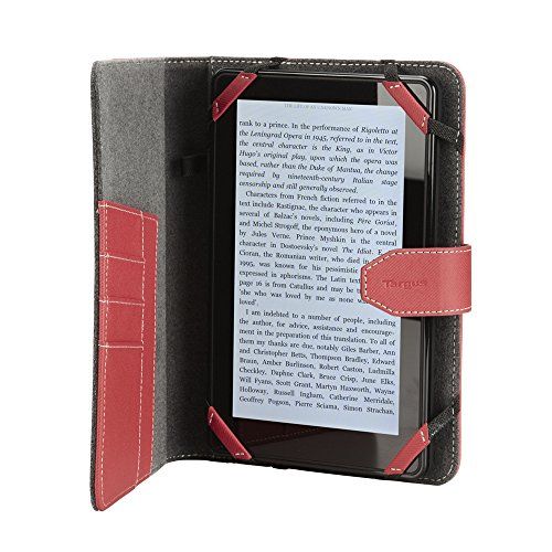 Targus THZ16003EU Protective Folio Case für eReaders rosa Targus THZ16003EU Protective Folio Case für eReaders rosa