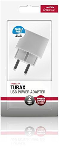 Speedlink (B-WARE) Turax Steckdosen-Ladegerät mit zwei USB-Anschlüssen 