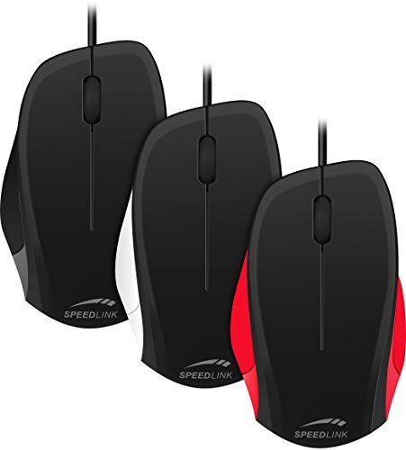 Speedlink (B-WARE) Robuste 3-Tasten-Maus - LEDGY Mouse USB schwarz