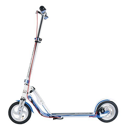 HUDORA Big Wheel Air Dual Brake Luftreifen-Scooter Handbremse Tret-Roller