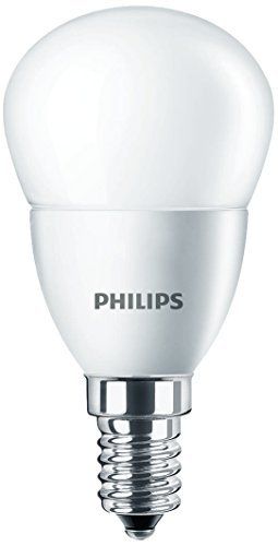 Philips LED E14 Tropfen 40W Mini-Globe Warmweiß Leuchte [4ER PACK]
