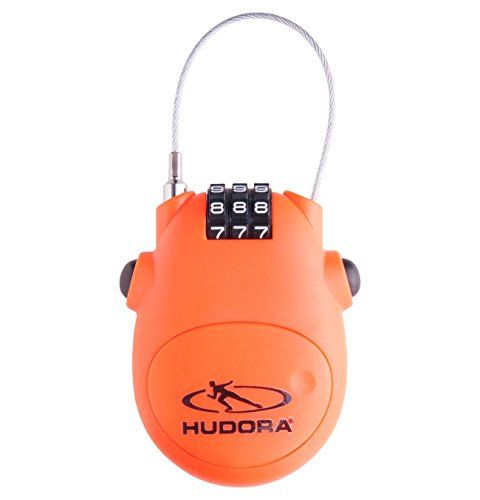 HUDORA Kabel-Schloss Fahrrad Scooter, Zahlenschloss HUDORA Kabel-Schloss Fahrrad Scooter, Zahlenschloss