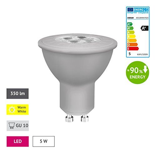 OSRAM LED-Reflektorlampe GU10 Retrofit PAR16 50 Watt Warmweiß 2er Pack