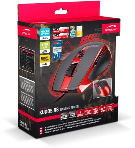 Speedlink (B-WARE) Kudos Core Gaming Maus 7 Programmierbare Tasten