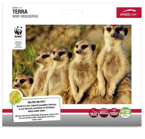 Speedlink (B-WARE) Mauspad- TERRA WWF Mouse Pad Erdmännchen Mousepad Speedlink (B-WARE) Mauspad- TERRA WWF Mouse Pad Erdmännchen Mousepad