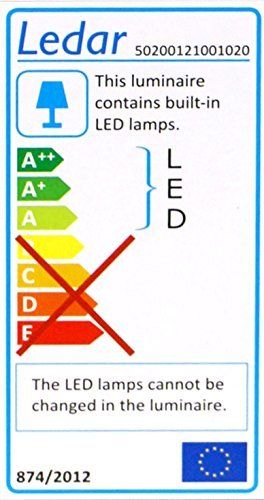 Ledar LED-Wand-/Deckenleuchte - Kamen, Klein Ledar LED-Wand-/Deckenleuchte - Kamen, Klein