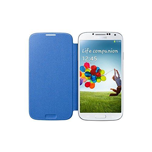 Samsung Original Flip Cover für Galaxy S4 hellblau Tasche