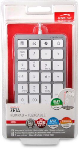 Speedlink (B-WARE) Zeta NumPad Silber Speedlink (B-WARE) Zeta NumPad Silber
