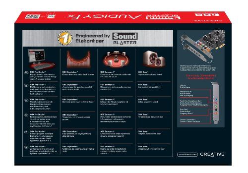 Creative (B-WARE) Sound Blaster Audigy FX PCIe-Soundkarte 