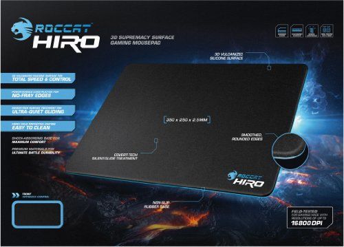 ROCCAT (B-WARE) Hiro 3D Supremacy Surface Gaming Mauspad Schwarz ROCCAT (B-WARE) Hiro 3D Supremacy Surface Gaming Mauspad Schwarz