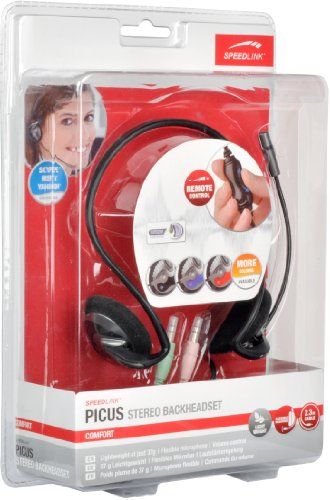 Speedlink (B-WARE) Picus Kopfhörer Kabelfernbedienung und integriertem Mikrofon Speedlink (B-WARE) Picus Kopfhörer Kabelfernbedienung und integriertem Mikrofon