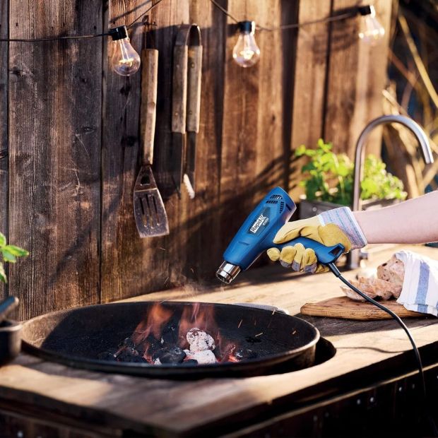 Rapid Heißluftpistole R1600 Heißluftfön 1600W 400-550°C 300l/Min Heißluftgebläse