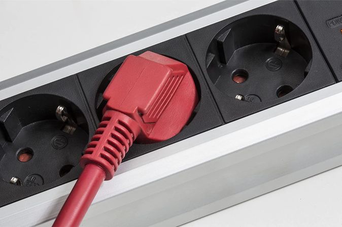 as-Schwabe® 8 fach Steckdosenleiste mit Überspannungsschutz Schalter as-Schwabe® 8 fach Steckdosenleiste mit Überspannungsschutz Schalter