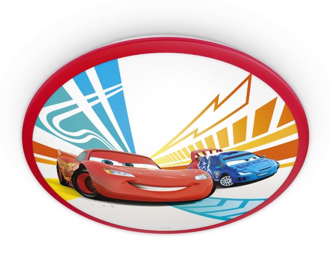 Philips Disney LED Deckenleuchte Cars 7,5 W, rot Leuchtmittel