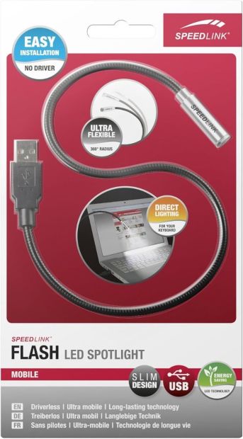 Speedlink LED Spotlight USB Licht 360° mobil flexibel FLASH LED Strahler Laptop Speedlink LED Spotlight USB Licht 360° mobil flexibel FLASH LED Strahler Laptop