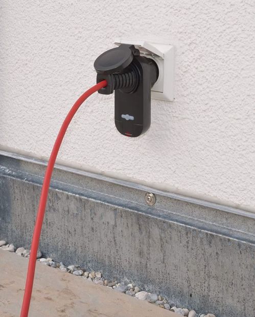 Brennenstuhl Funkschalt-Set 2er Funksteckdosen Set Schwarz