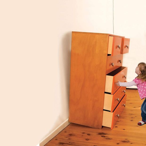 Dreambaby G199 Möbel-Kippsicherung Möbel Sicherheitsbänder Möbelsicherung (2er)