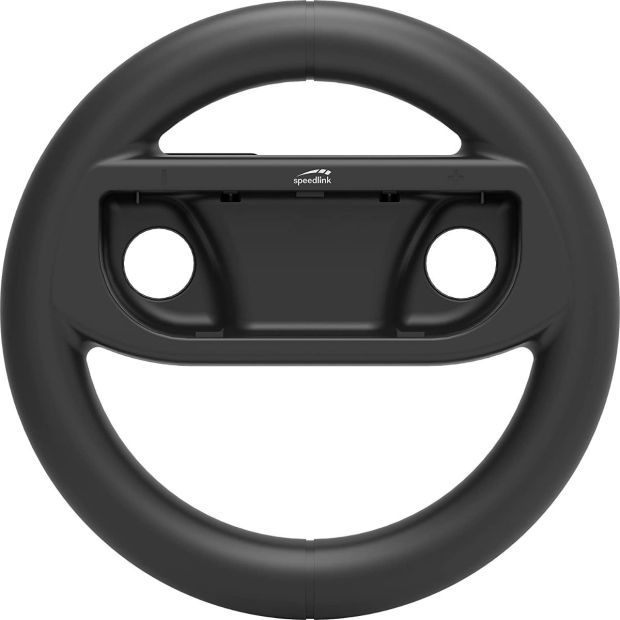 Speedlink Lenkrad-Aufsatz-Set für Nintendo Switch - RAPID Racing Wheel Set rot und schwarz