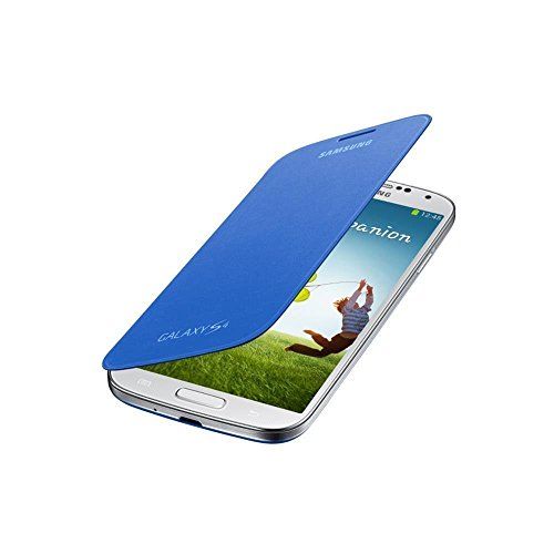 Samsung Original Flip Cover für Galaxy S4 hellblau Tasche