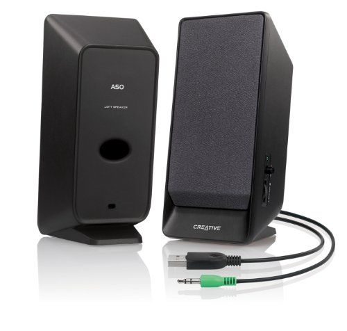 Creative (B-WARE) A50 2.0 Lautsprechersystem USB schwarz