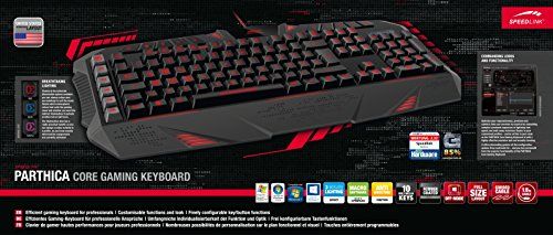 Speedlink PARTHICA Gaming Keyboard USB Gaming Tastatur US LayOut