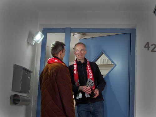 Brennenstuhl Power LED-Strahler mit Aluminium-Gehäuse mit Bewegungsmelder