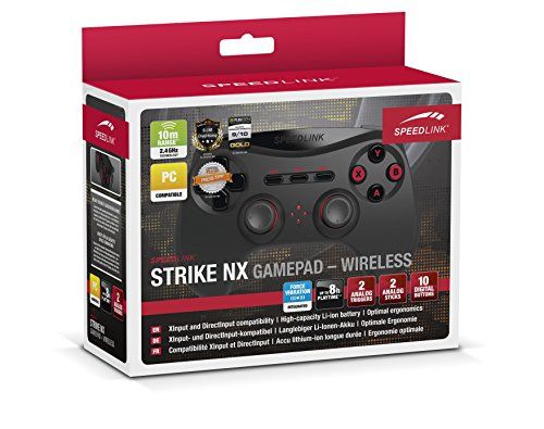 Speedlink (B-WARE) Strike NX kabelloses Gamepad für PC schwarz Speedlink (B-WARE) Strike NX kabelloses Gamepad für PC schwarz