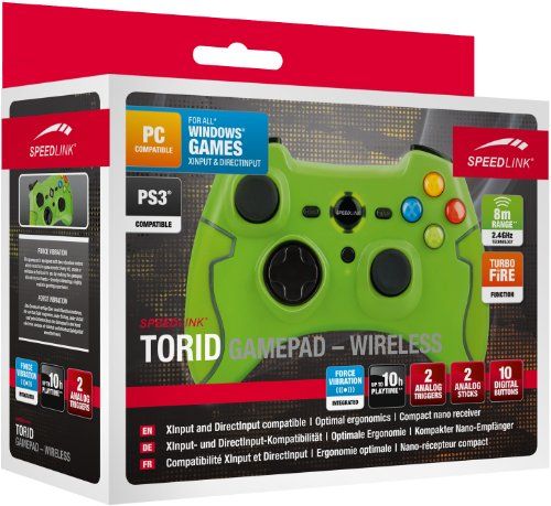 Speedlink (B-WARE) Torid kabelloses Gamepad für PC/PS3 Speedlink (B-WARE) Torid kabelloses Gamepad für PC/PS3