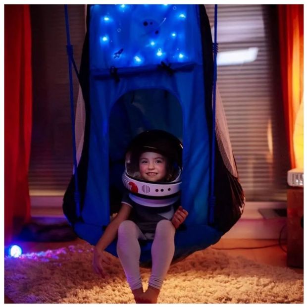 Hudora Nestschaukel Cosmos 90 LED Beleuchtet Hängezelt Hudora Nestschaukel Cosmos 90 LED Beleuchtet Hängezelt