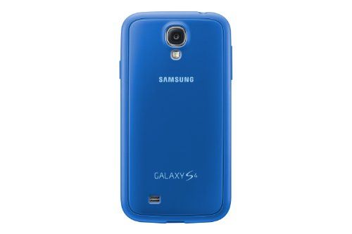 Original hart zurück Fall für Samsung i9500 Galaxy S4 Blau Capri  Blister